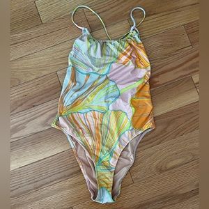 J Crew pastel floral one piece